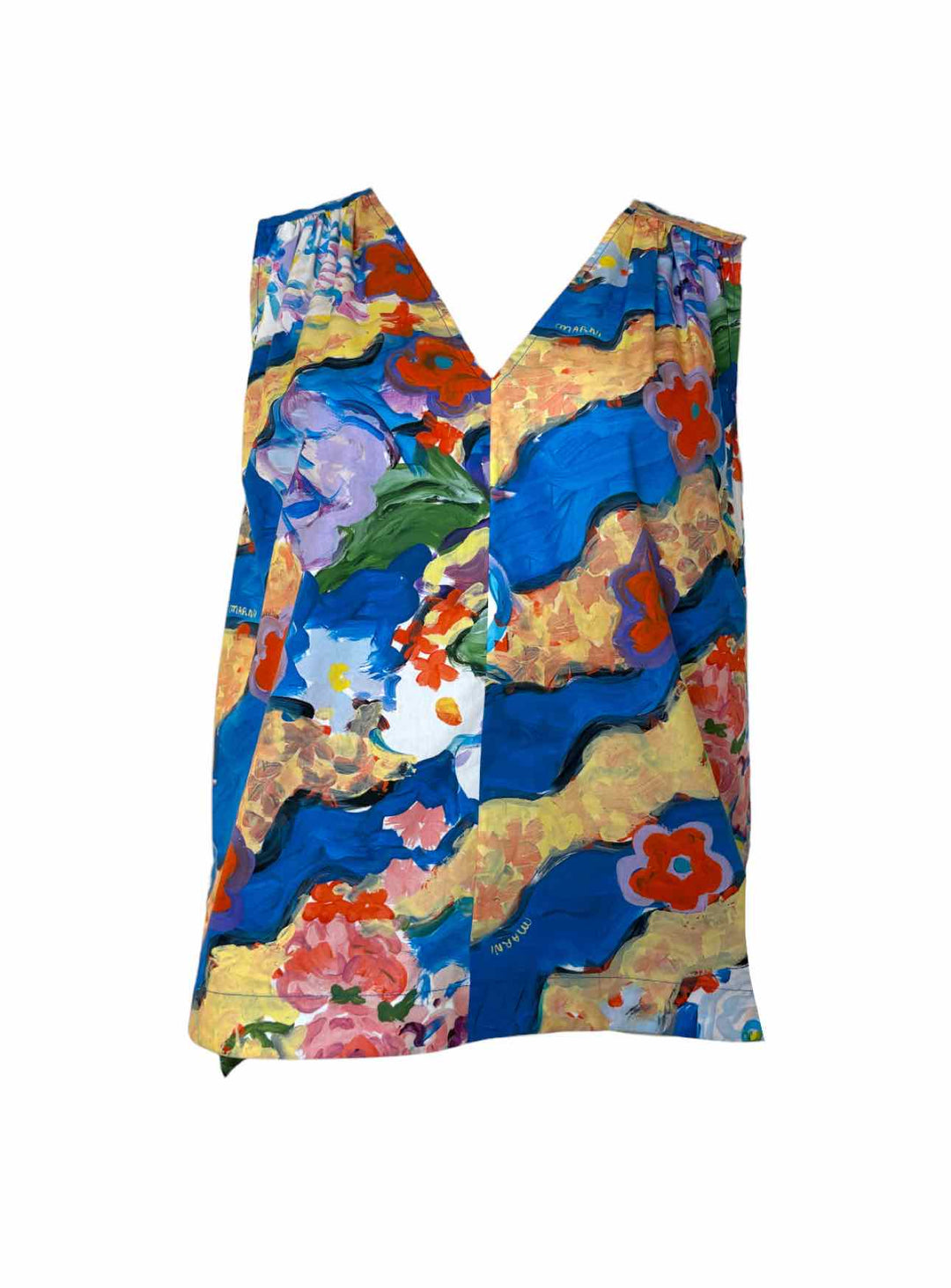 Marni Size 42 Floral Cotton  Suit