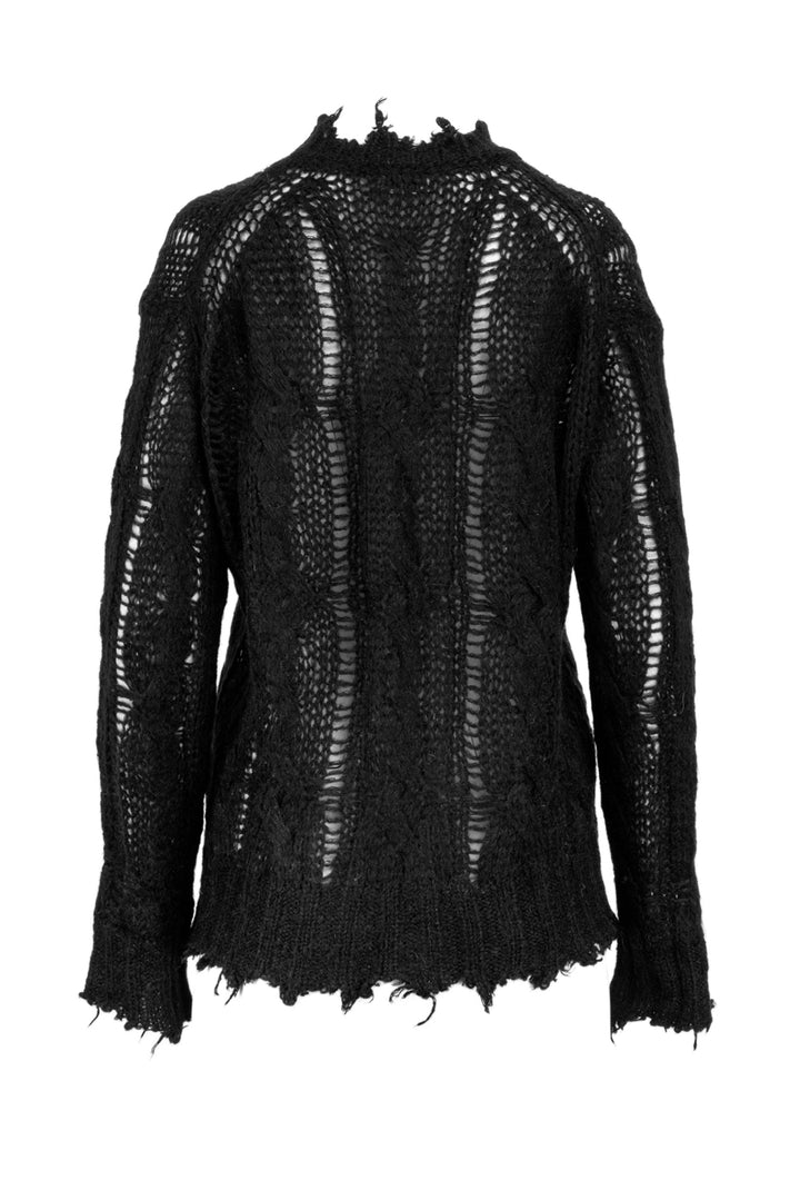 Acne Studios Size XS Distressed Loose Knit  Sweater