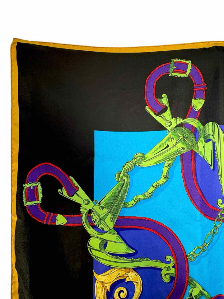 Hermes Henri d'Origny L'Instruction du Roy Size Silk Equestrian Scarf