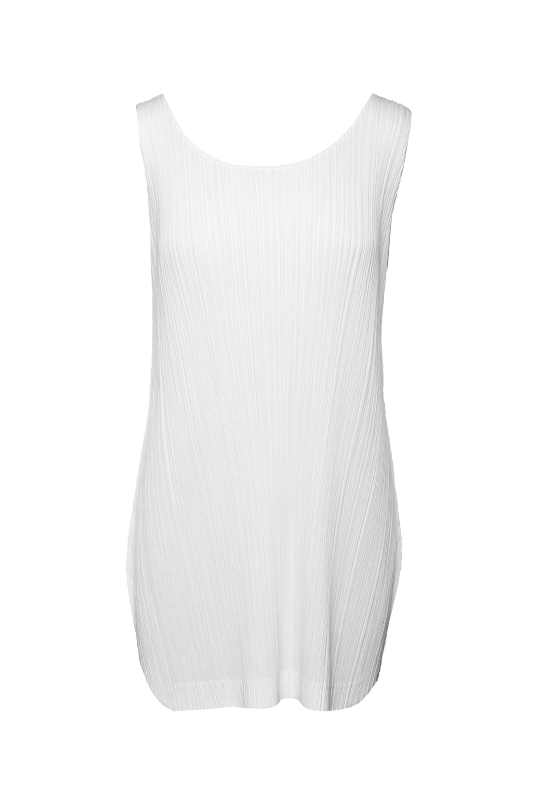Pleats Please Size 3 Pleated Long Tank Top