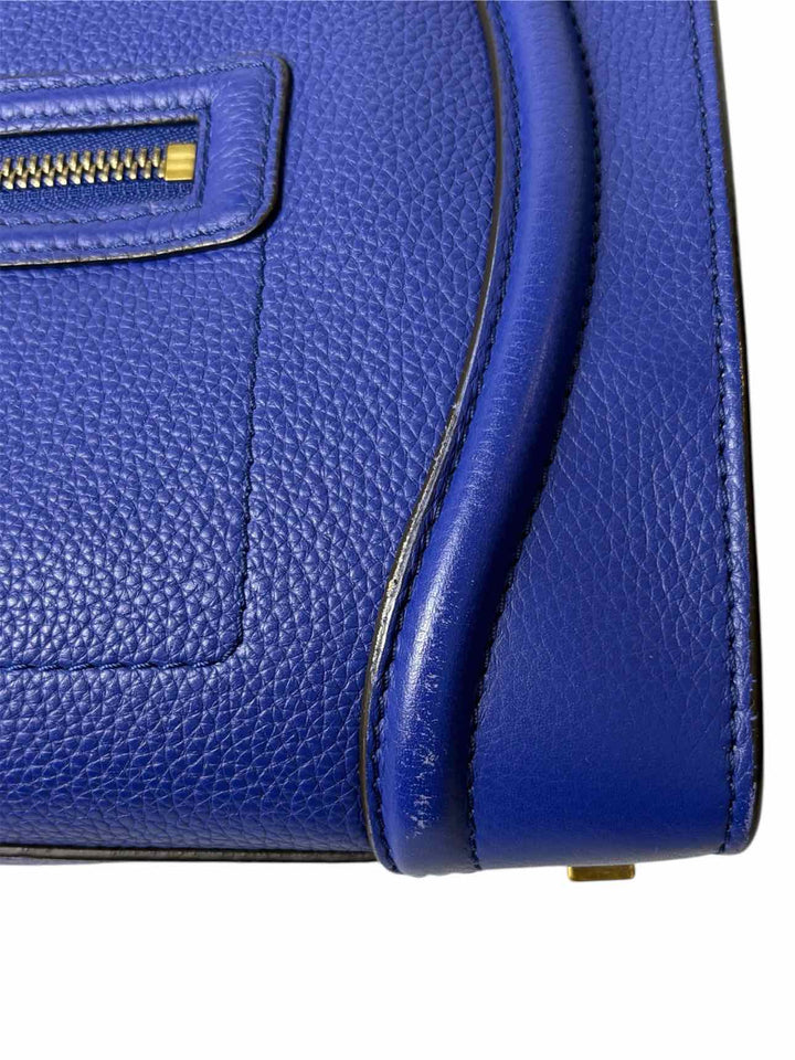 Celine Medium Phantom Leather Luggage Tote Purse