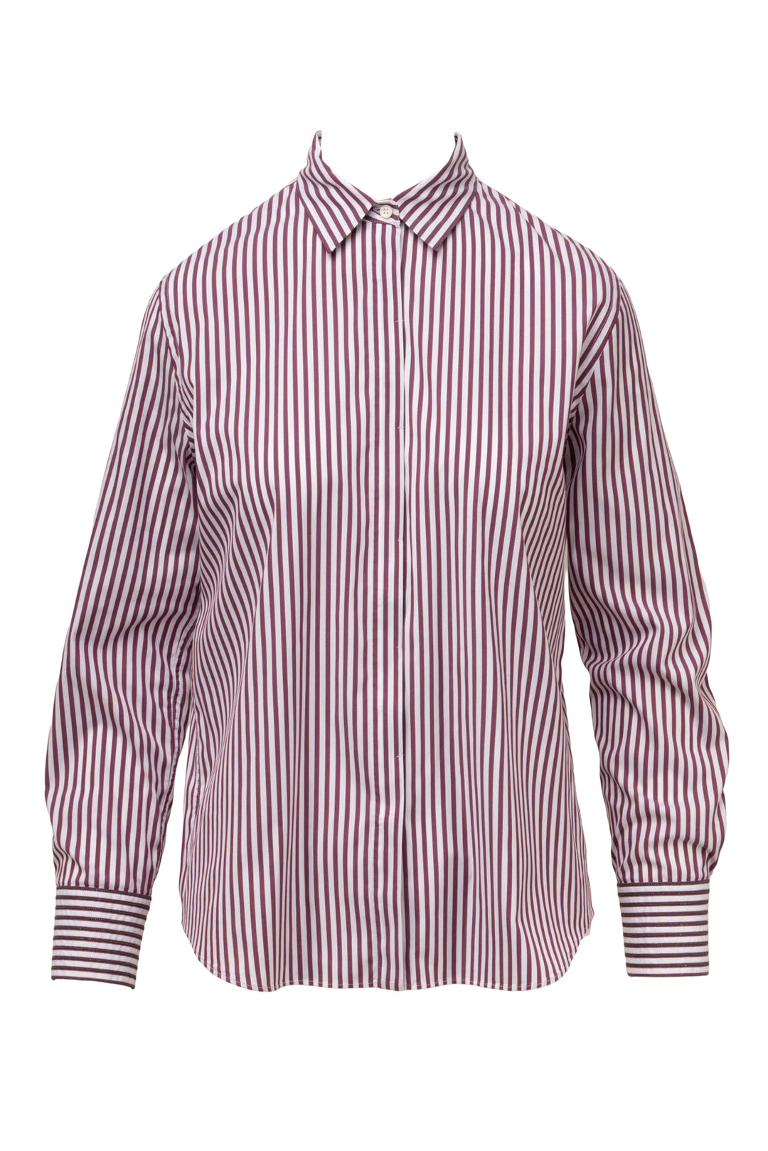 Brunello Cucinelli Size L Striped Monili Shirt
