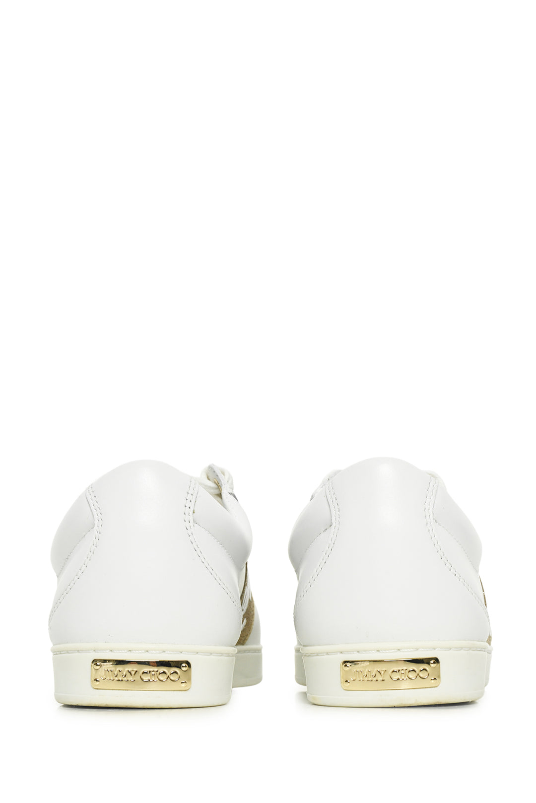 Jimmy Choo Size 36.5 Glitter Logo Sneakers