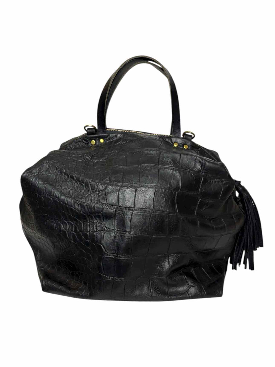 Custom Croc Embossed Leather Purse