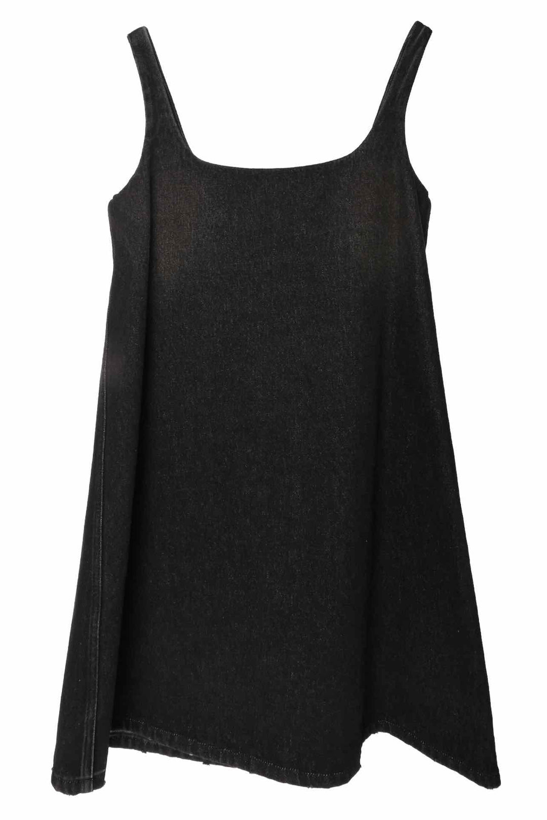 Prada Size 38 2022 Triangle Logo A-Line Denim Mini Dress