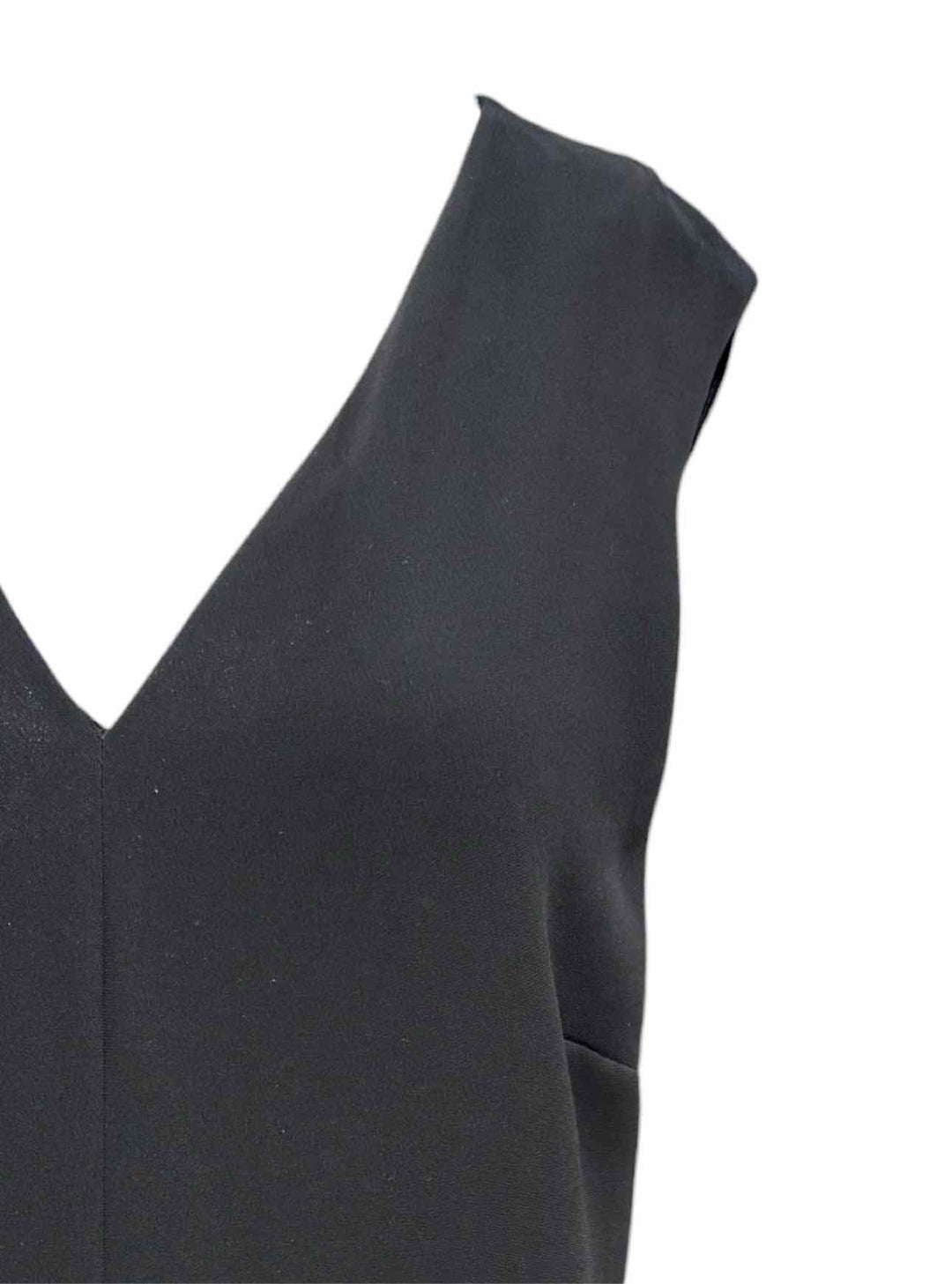Max Mara Size S Sleeveless Draped Fabric Panel Jumpsuit