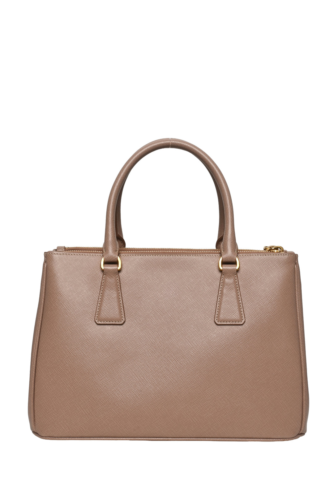 Prada Saffiano Small Double Zip Galleria Tote