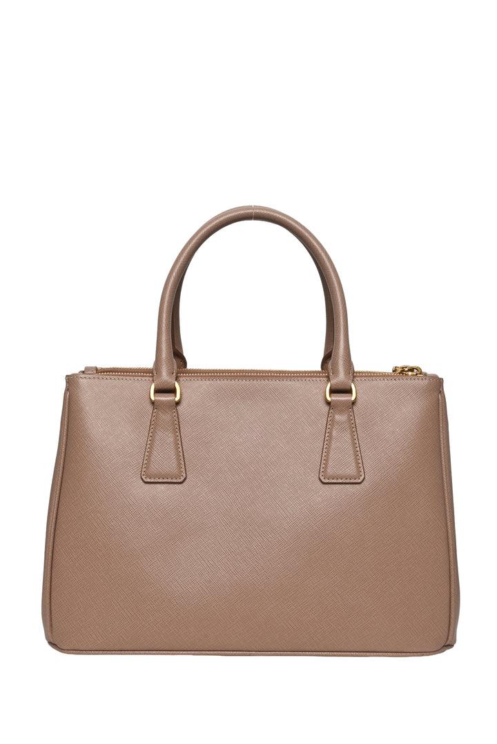 Prada Saffiano Small Double Zip Galleria Tote