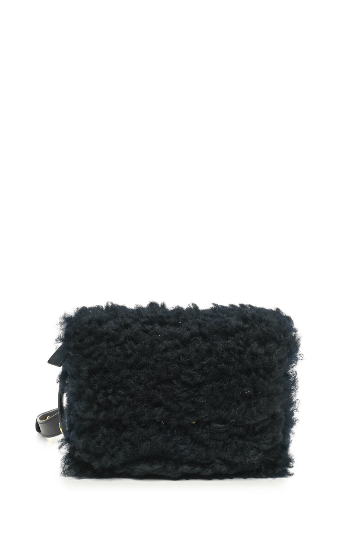 Marni Trunk Mini Shearling Crossbody