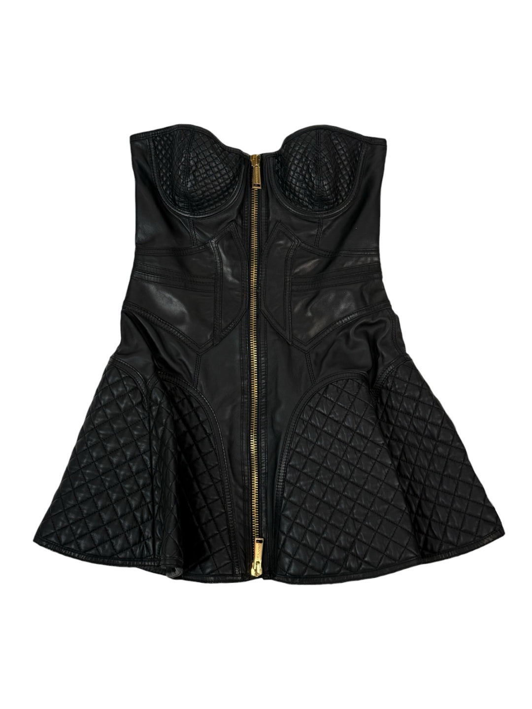 DSquared Size 40 2013 Leather Dress
