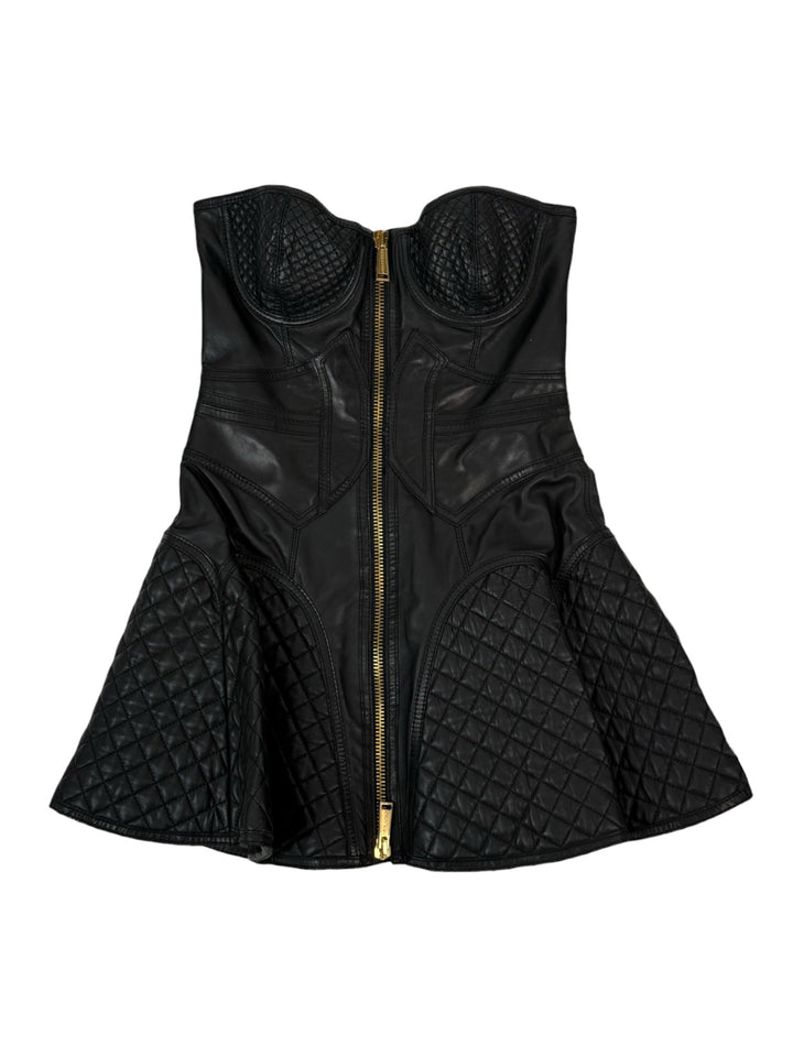 DSquared Size 40 2013 Leather Dress