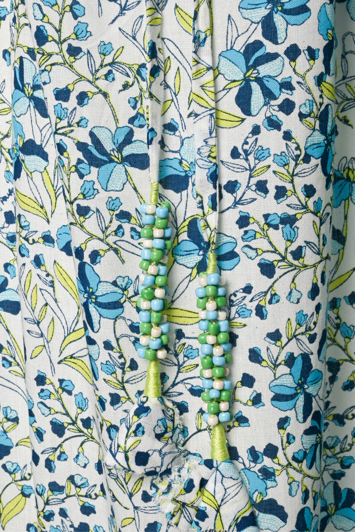 Poupette St Barth Size S/M Pattern Maxi Caftan Dress