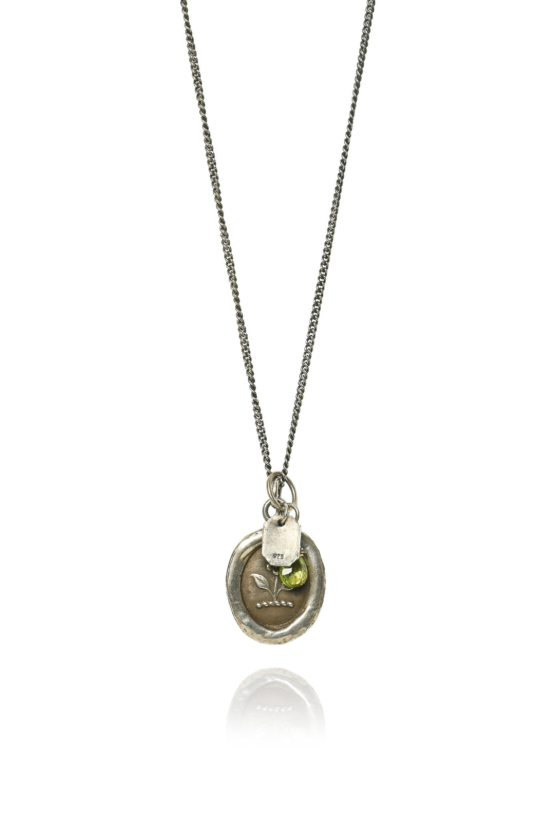 Pyrrha Flower Talisman Pendant and Charm Necklace