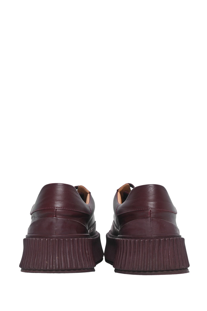 Jil Sander Size 37 Low Top Platform Sneaker