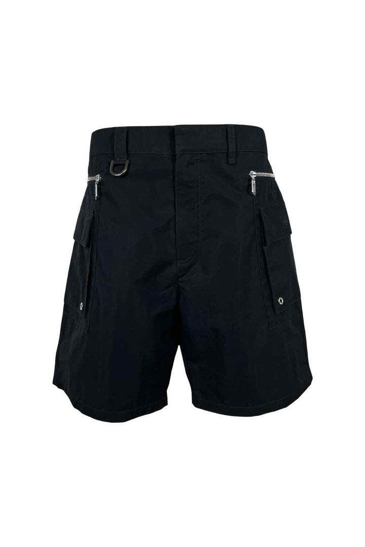 Fendi Size 33 Men's Zip-Detail Cargo Shorts