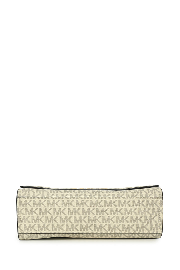 Michael Kors Mimi Medium Leather Messenger Shoulder Bag