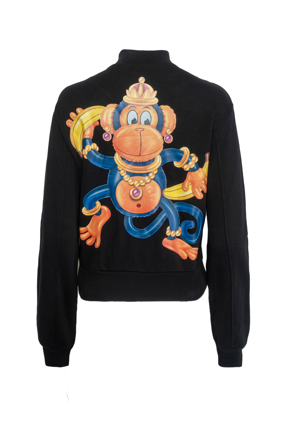 Moschino Size XS Monkey Graphic Cotton Jacket