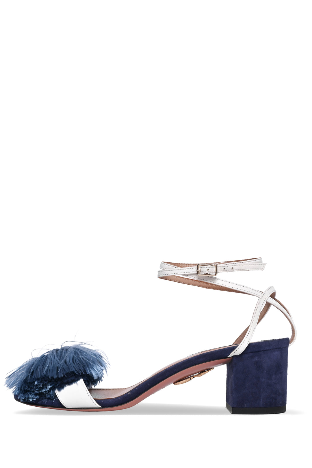 Aquazzura Size 37 Ankle Strap Fringe Sandals