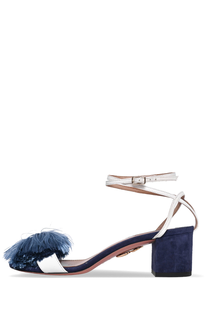 Aquazzura Size 37 Ankle Strap Fringe Sandals