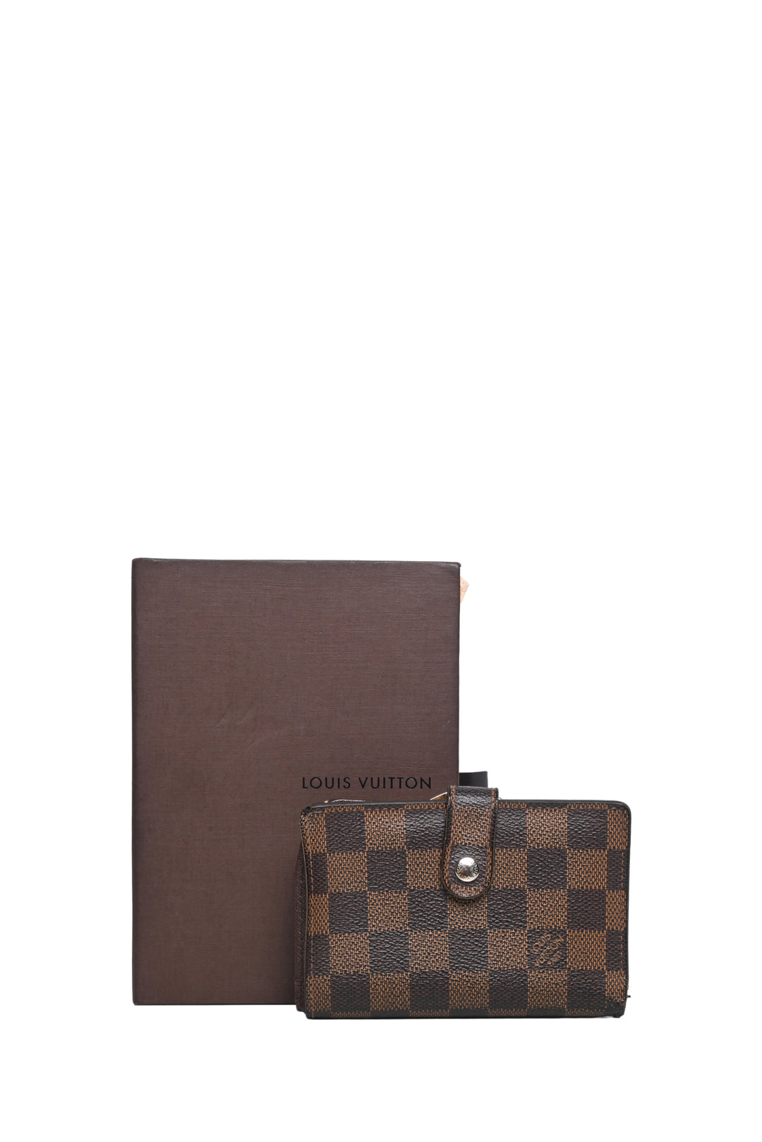 Louis Vuitton 2006 Damier Ebene French Purse Wallet