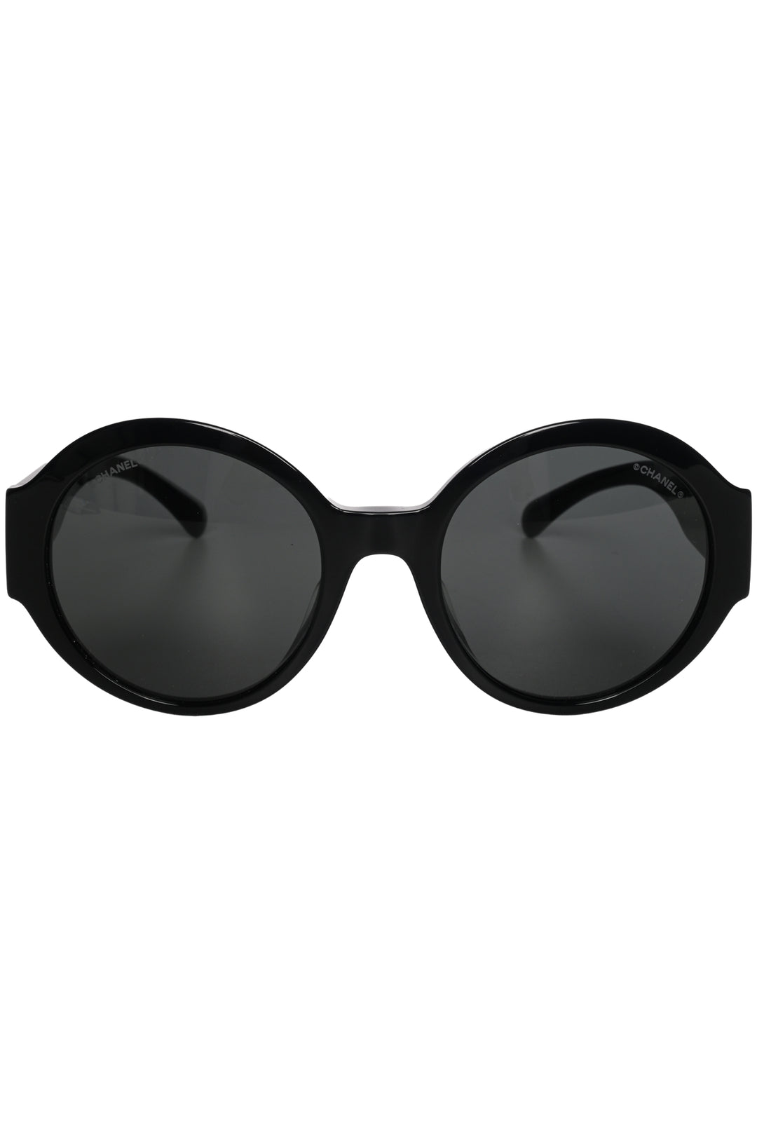 Chanel Logo Round Sunglasses