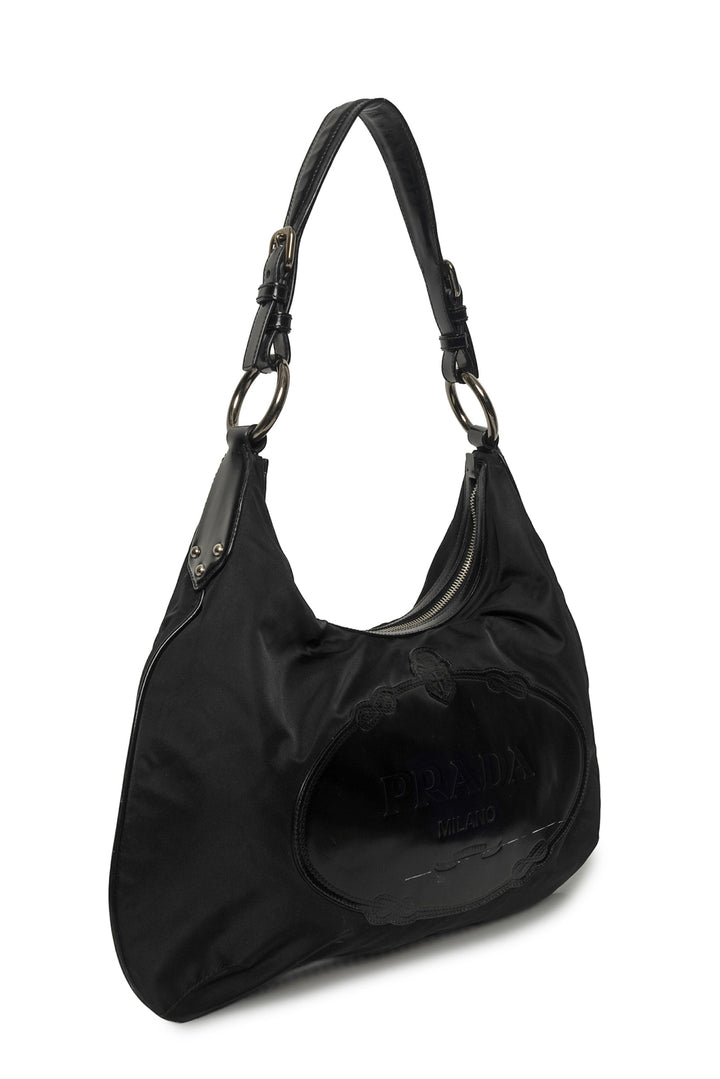 Prada Nylon Tessuto Hobo Shoulder Bag