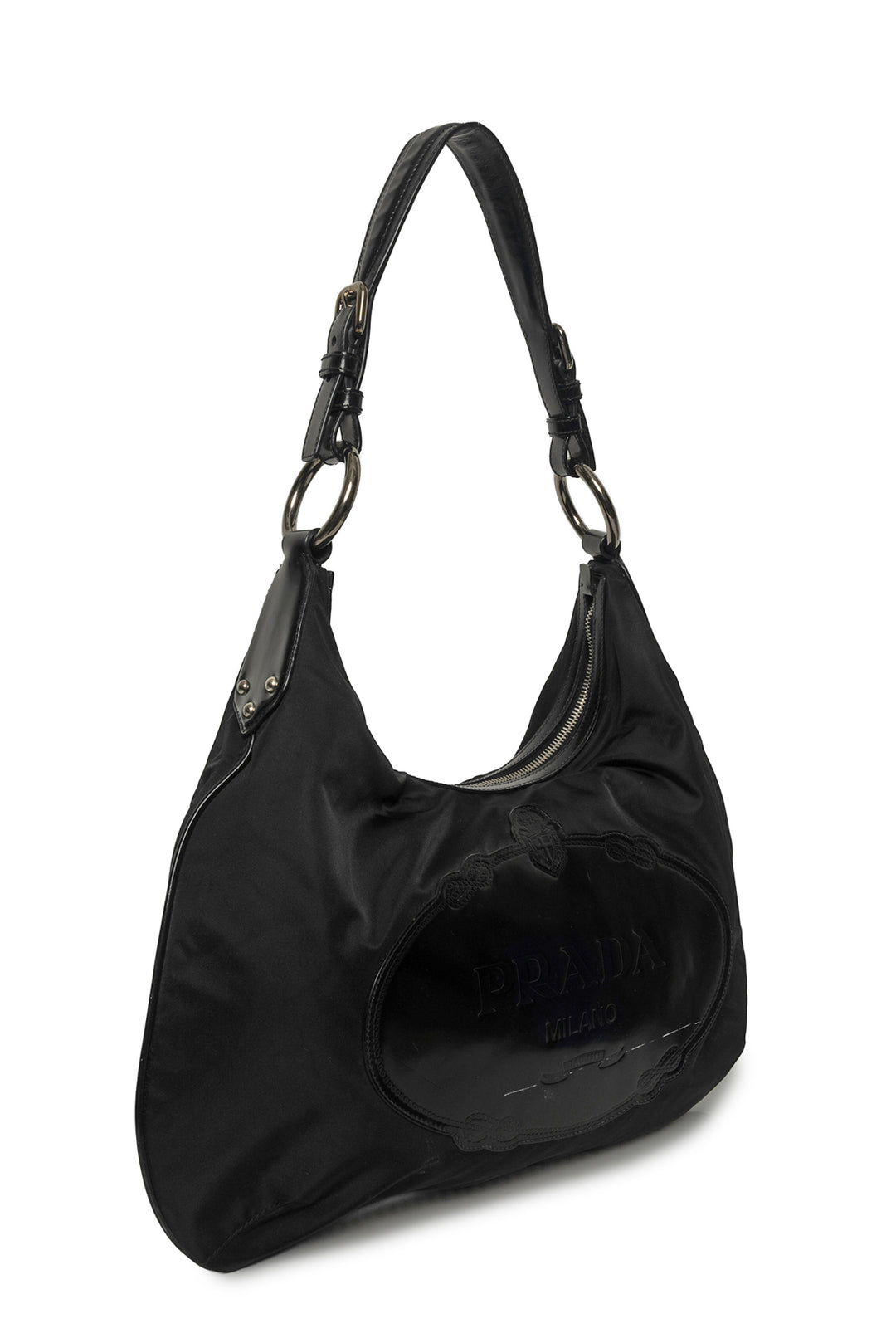 Prada Nylon Tessuto Hobo Shoulder Bag