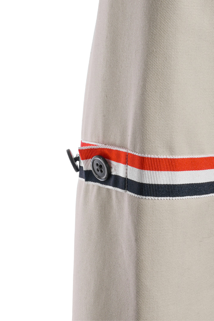 Thom Browne Size 38 Cotton Twill Car Coat