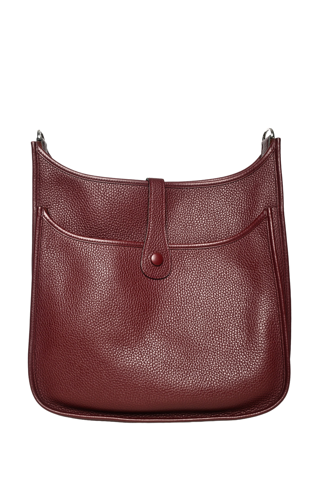 Hermes 2017 Clemence Leather Evelyne GM Crossbody