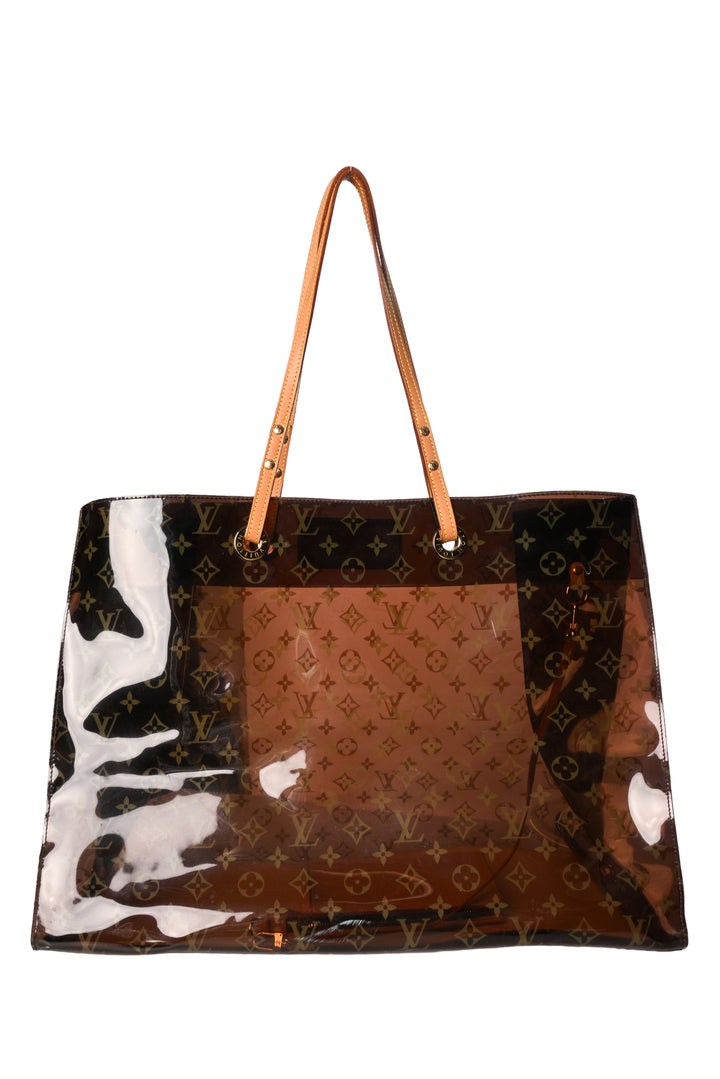 Louis Vuitton 2000 Limited Edition Monogram Vinyl Ambre Cruise Tote