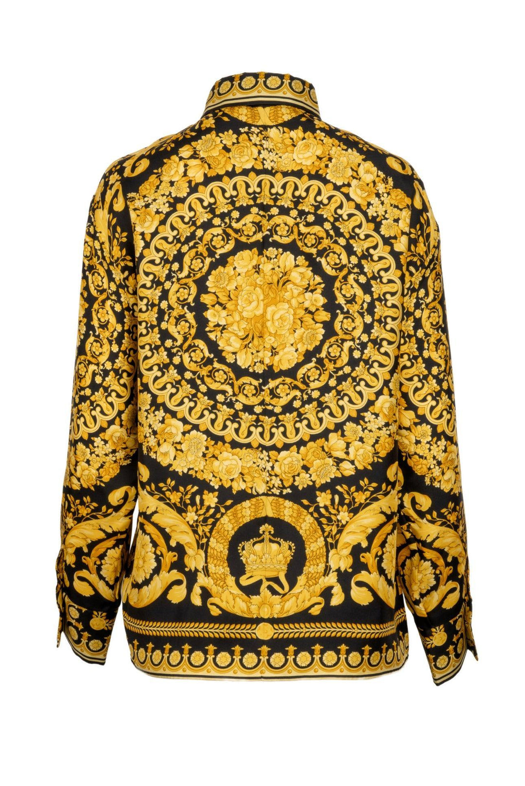 Versace Size 40 Tribute Baroque SS 1992 Silk Blouse