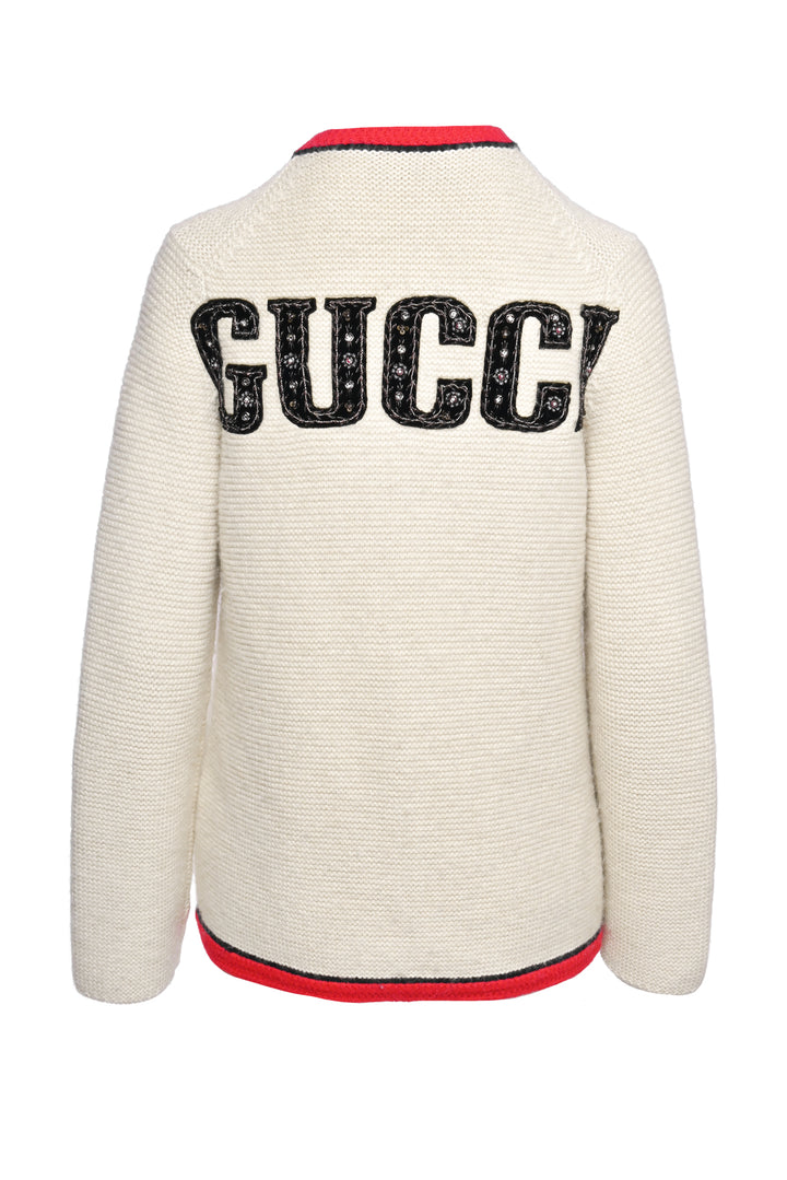 Gucci x MLB Size S New York Yankees Alpaca-Blend Cardigan