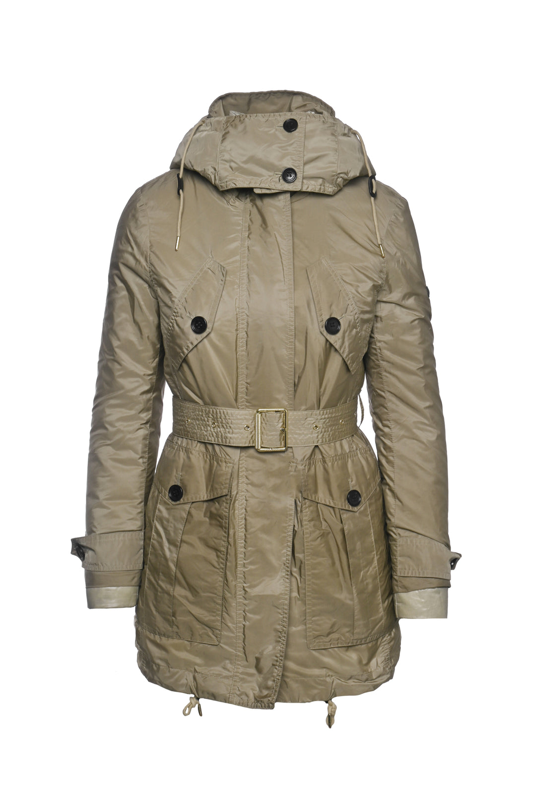 Burberry Size 2 3 in 1 Belted Trench Coat