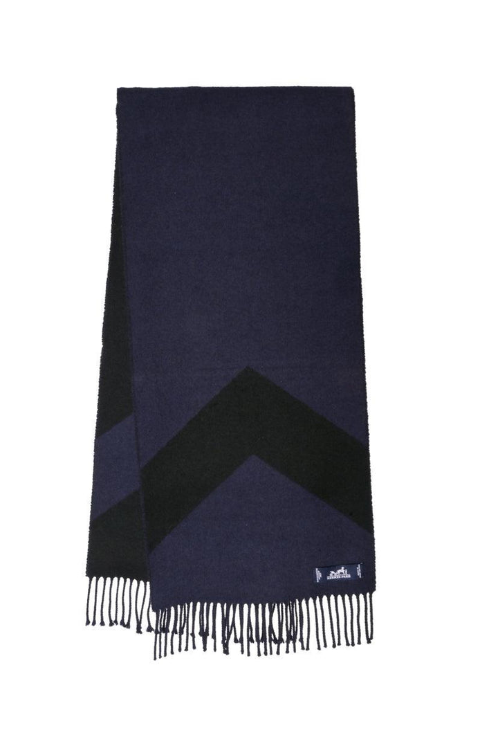 Hermes Cashmere Fringe Scarf