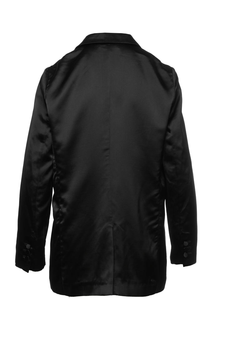 Nili Lotan Silk Satin Size 6 Blazer