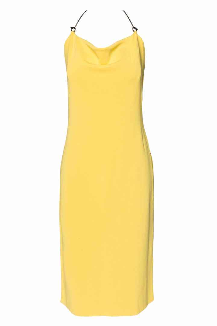 Bottega Veneta Size S Double Fluid Viscose Knit Dress