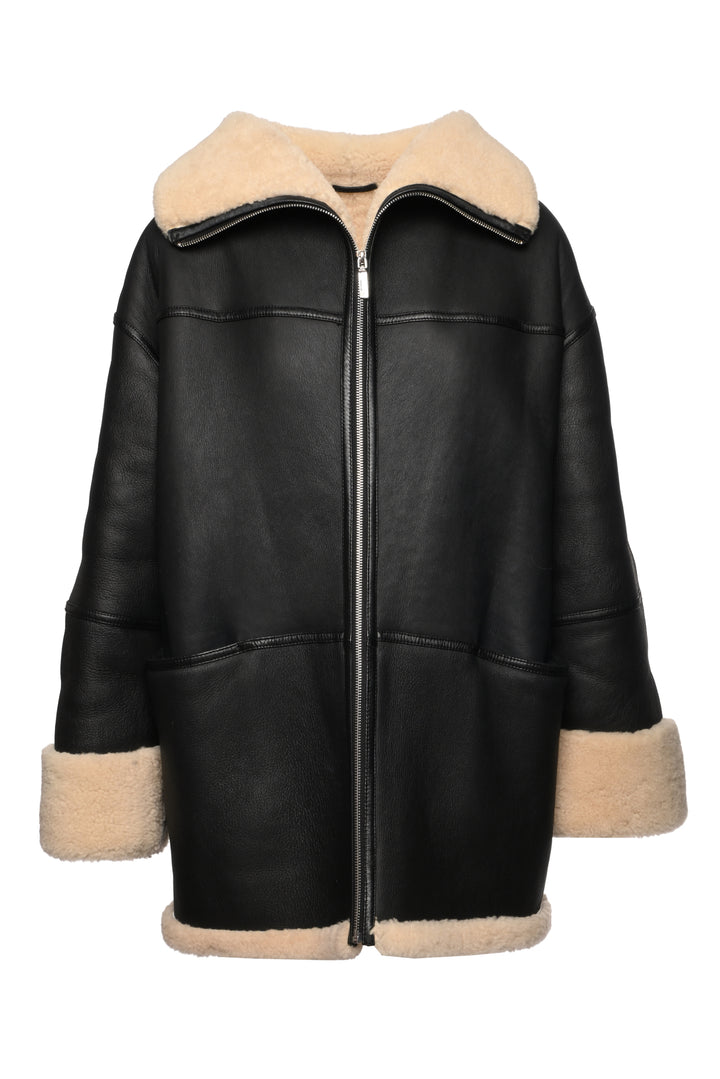Toteme Size XXS Signature Shearling Jacket