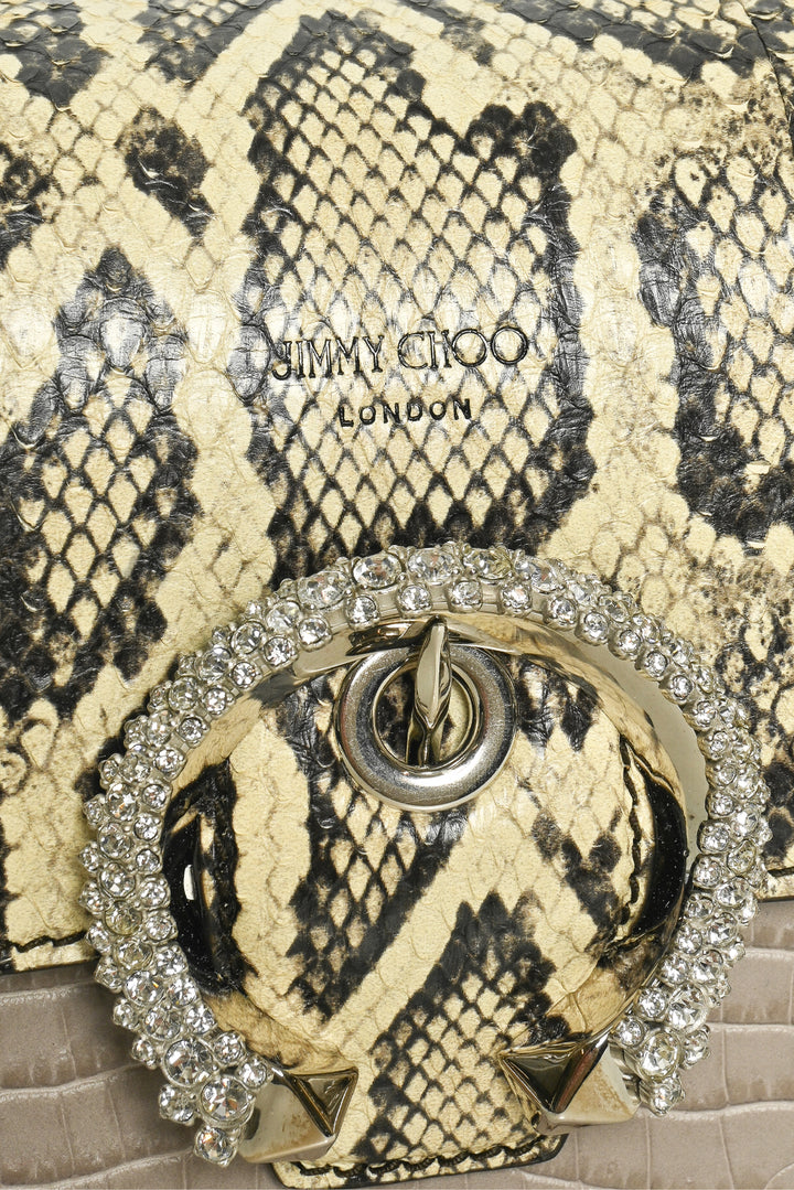 Jimmy Choo Python & Croc Embossed Madeline Crossbody