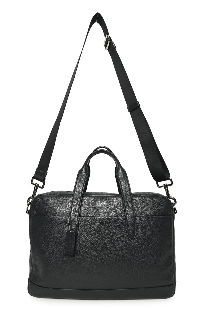 Coach Pebbled Leather Hamilton Briefcase