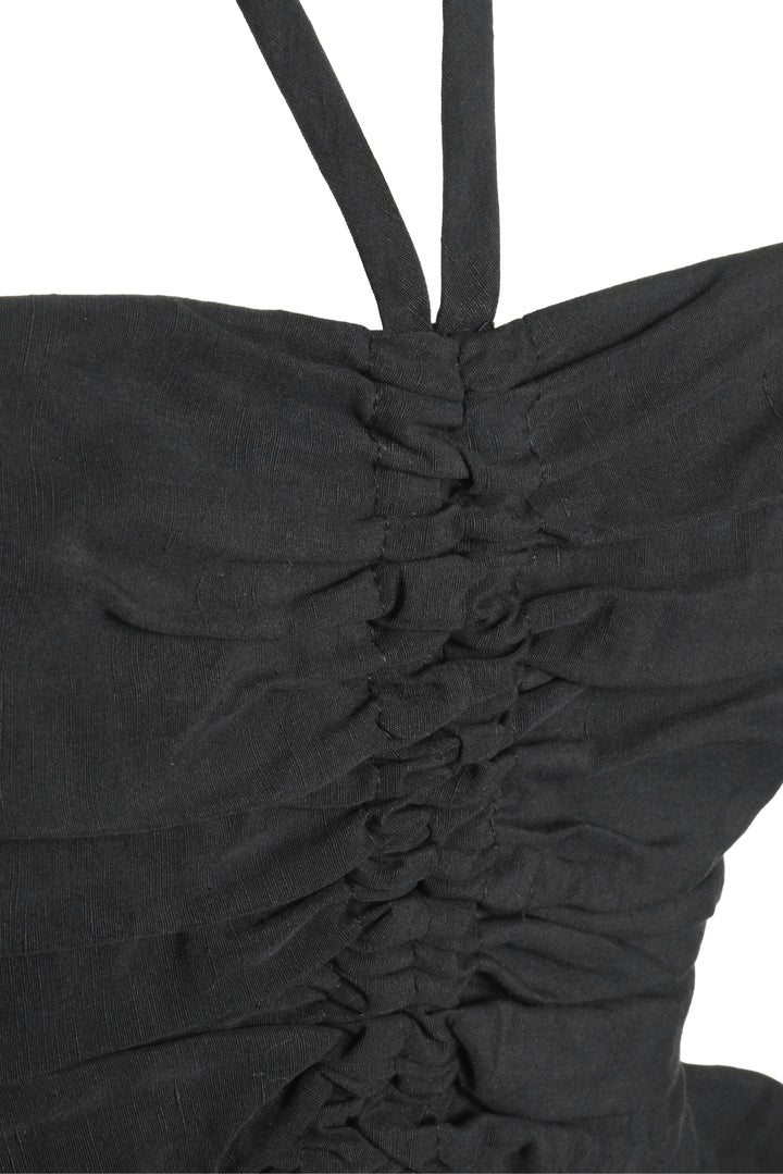 Ulla Johnson Size 2 Anastasia Ruched Midi Dress
