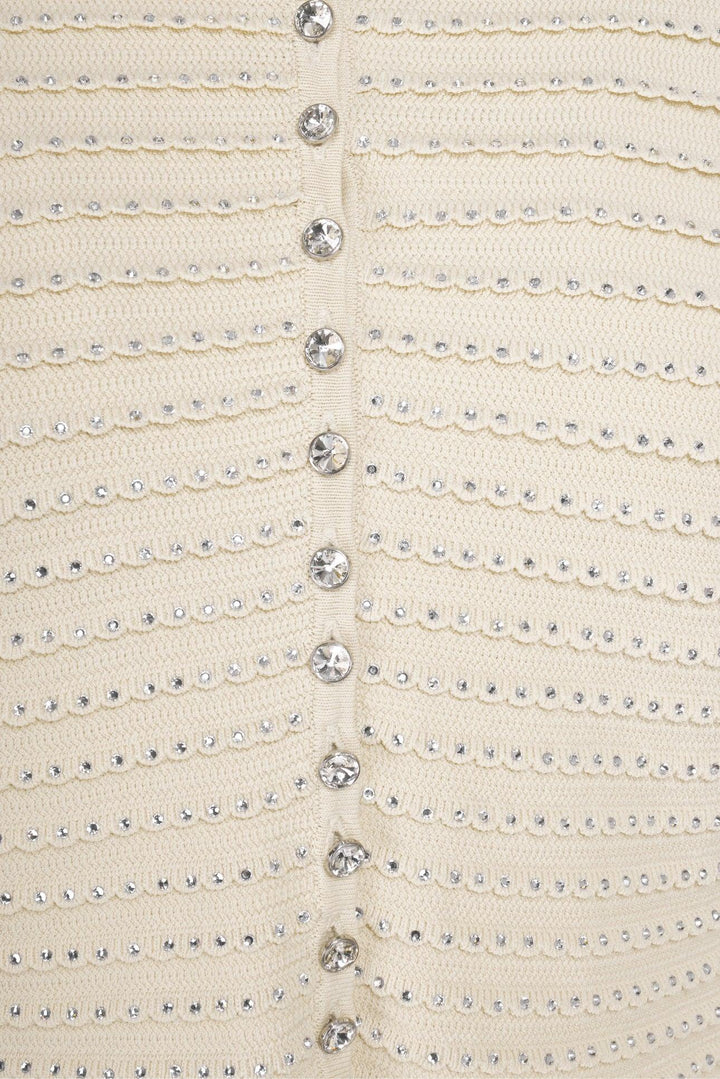 Sandro Size 3 Rhinestone Embellished Cardigan