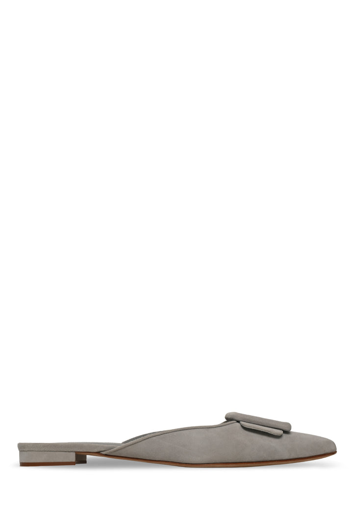 Manolo Blahnik Size 39.5 Maysale Suede Mules