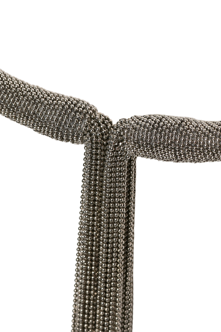 Fabiana Filippi Size OS Beaded Choker w/ Tassels