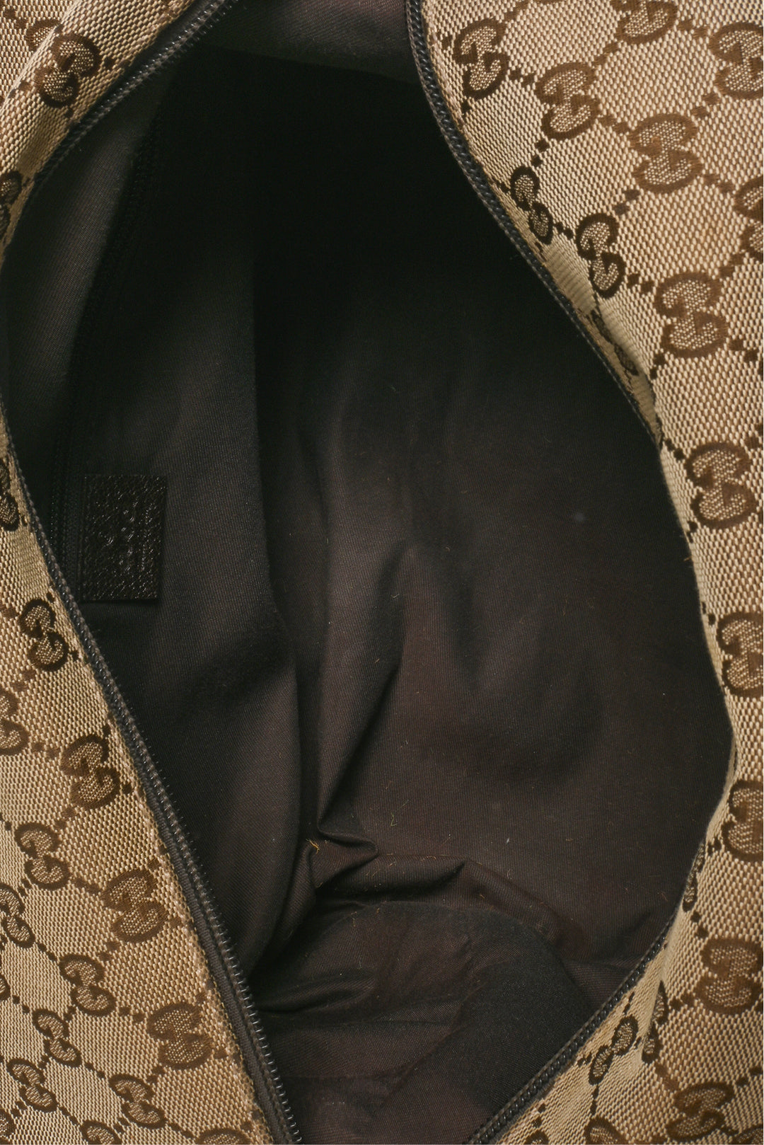 Gucci Medium GG Canvas Web Boston Bag