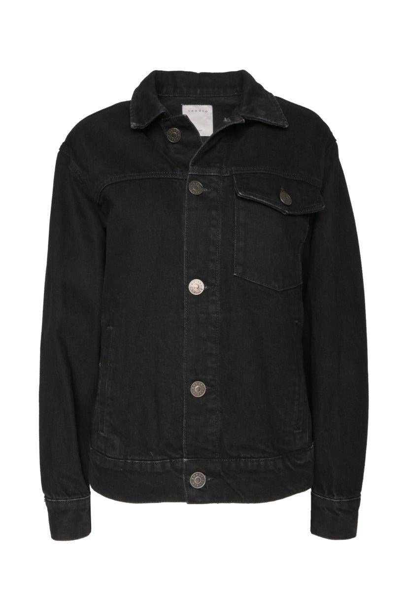 Sandro Size 34 World Lovers Denim Jacket