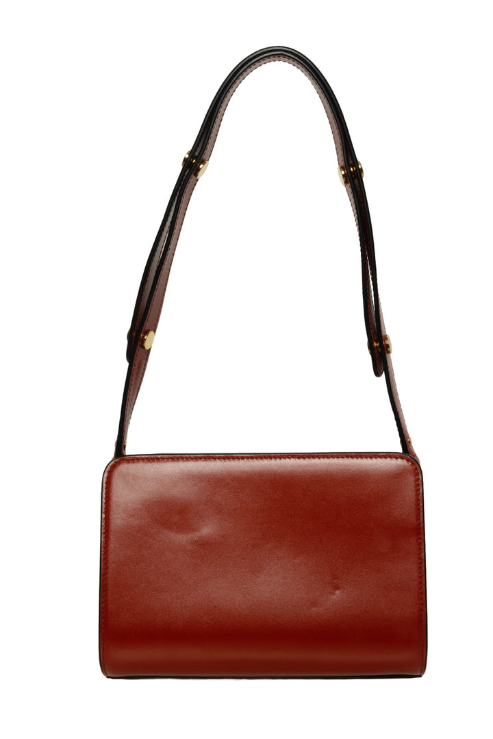 Marni Trunk Reverse Leather Shoulder Bag