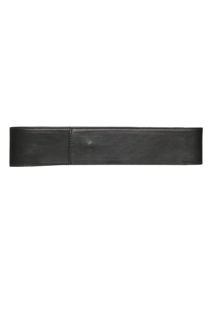 Alessandra Rich Size S Gold Embellishedment Leather Belt