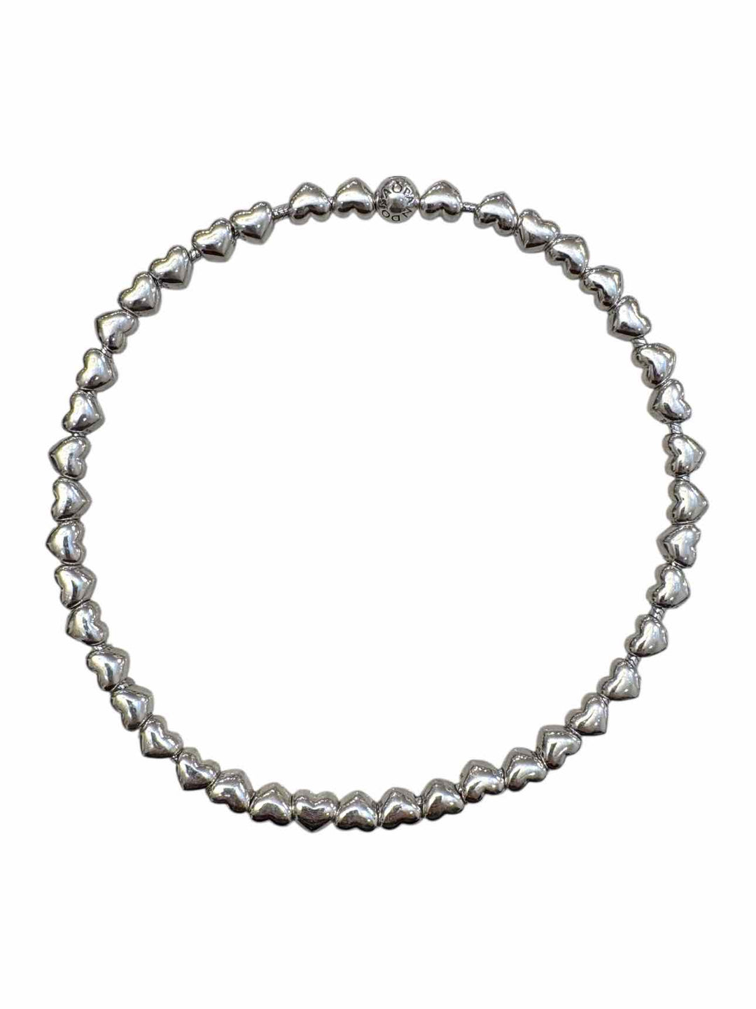 Pandora  Sterling Heart Charm Necklace