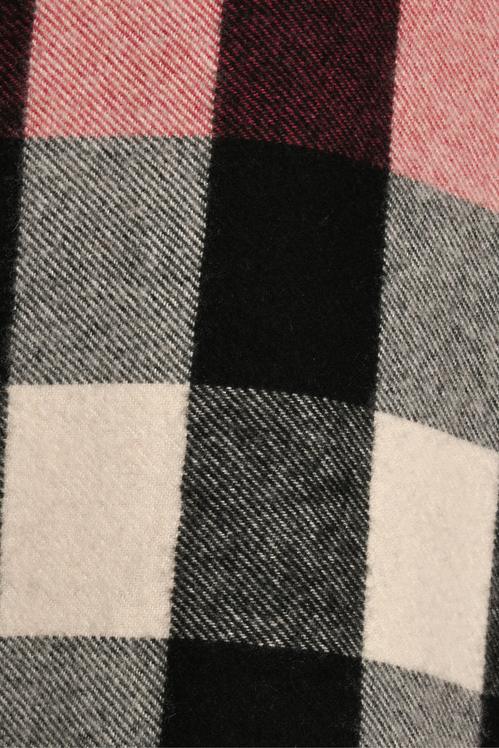Burberry Fringe Check Scarf