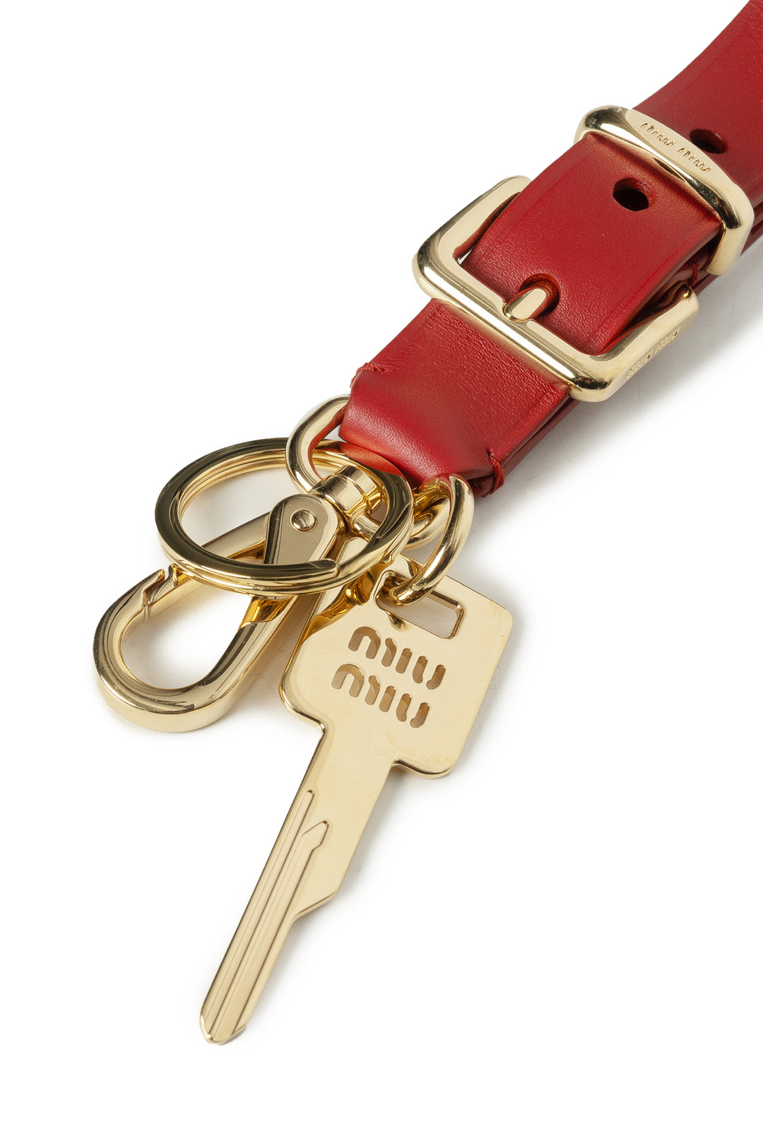 Miu Miu Leather Key Ring